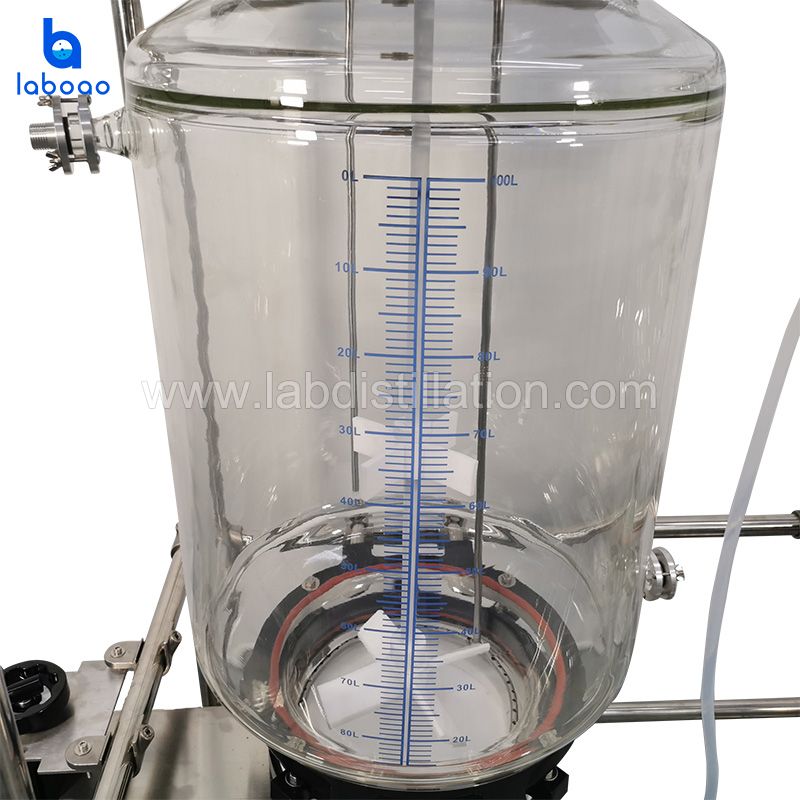 100L Crystallization Filter Jacketed Glass Reactor