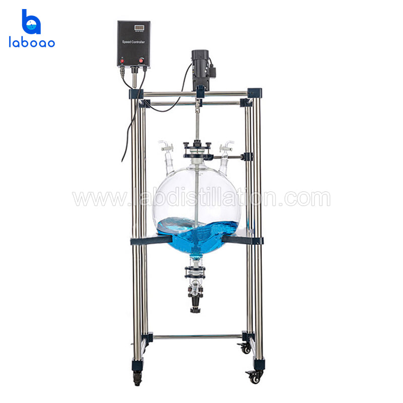 10L 20L Glass Separator Extractor For Liquid