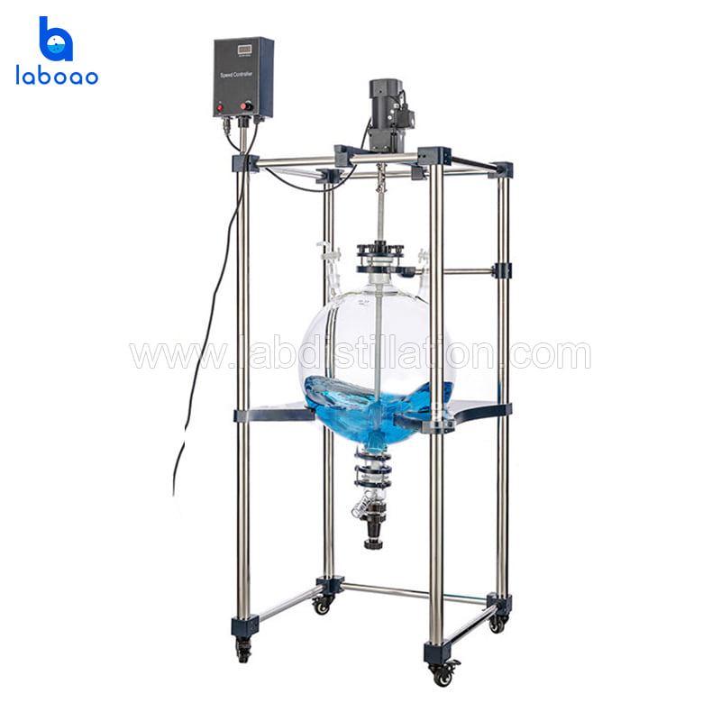 10L 20L Glass Separator Extractor For Liquid