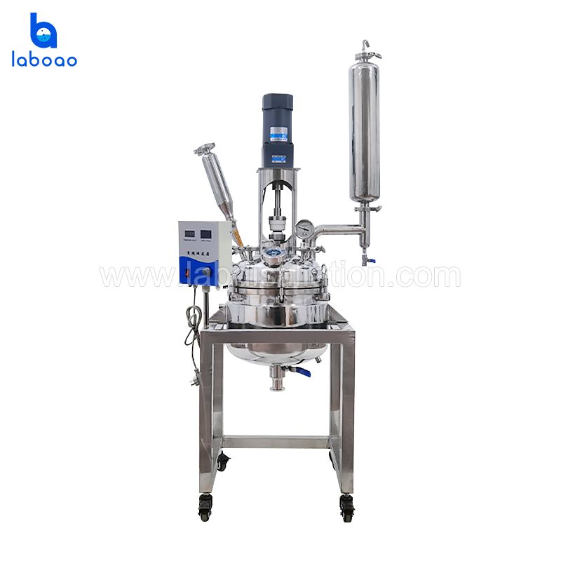 10L Jacketed Stainless Steel Chemical Reactor 
