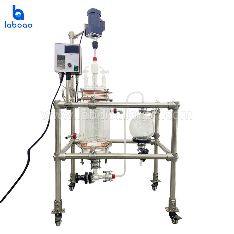 1L-5L Jacketed Glass Crystallization Filter Reactor