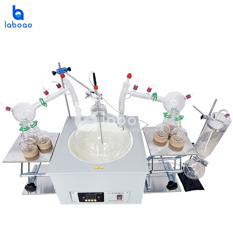 20L Short Path Molecular Distillation With Double Collection