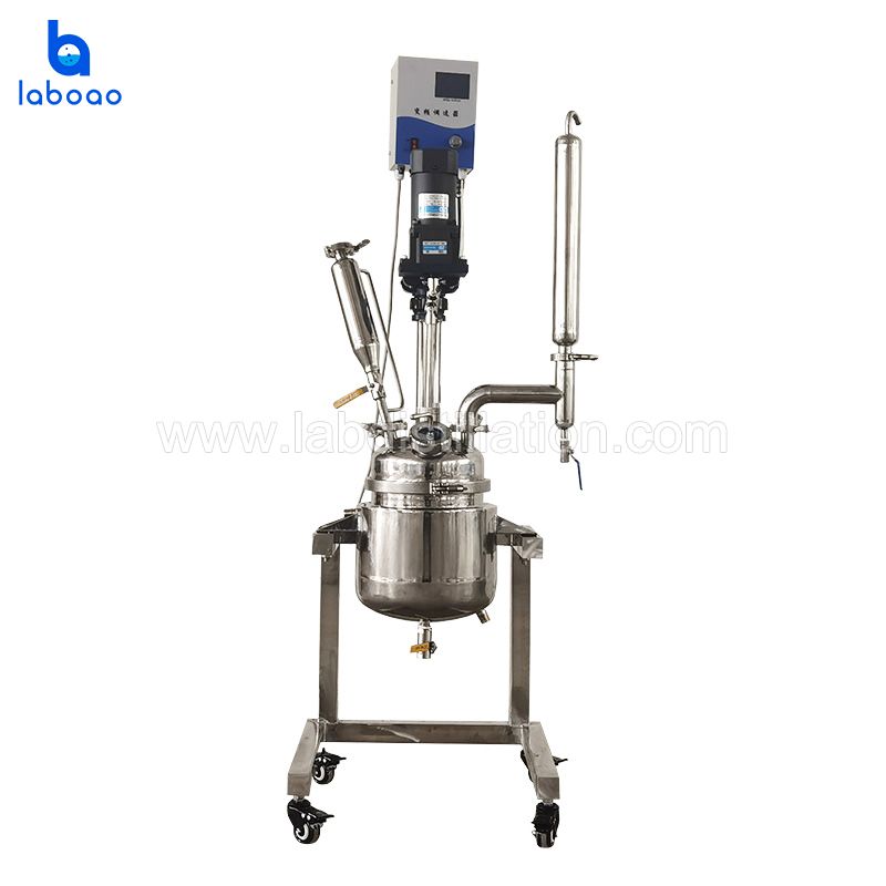 5L Lab Jacketed Stainless Steel Reactor 