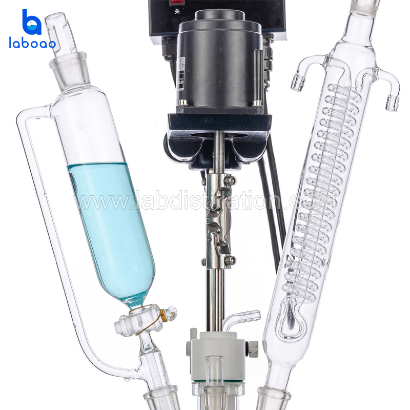 1L Jacketed Glass Reactor Vessel