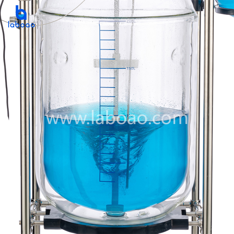 200L Jacketed Glass Reactor Vessel