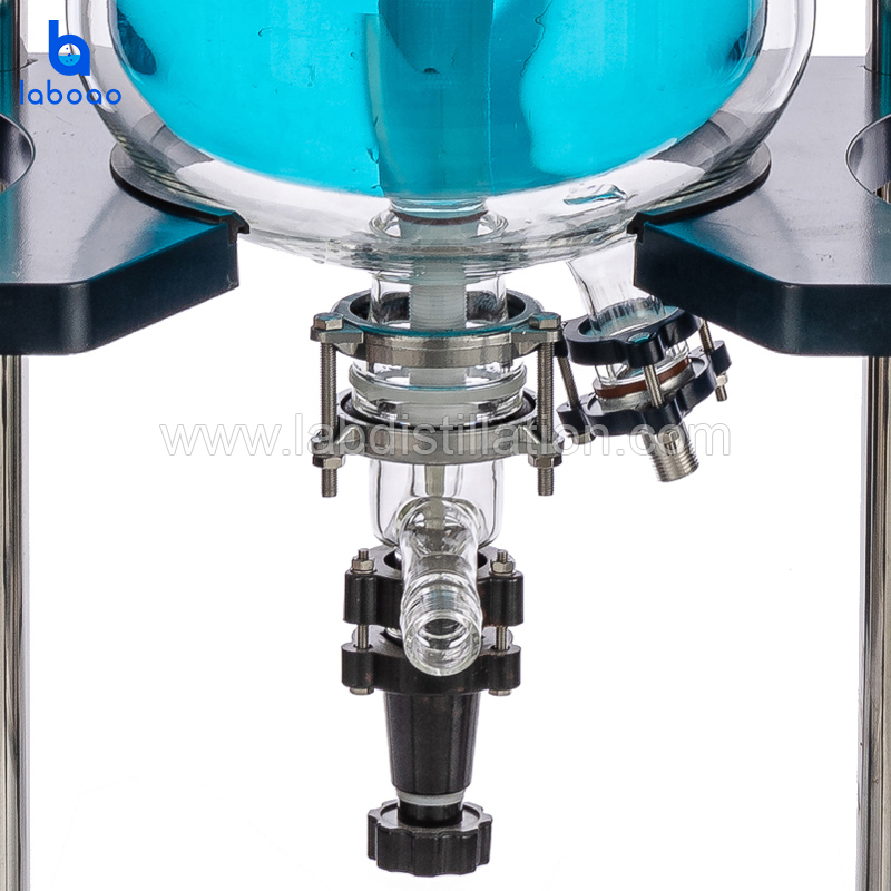 20L Jacketed Glass Reactor Vessel