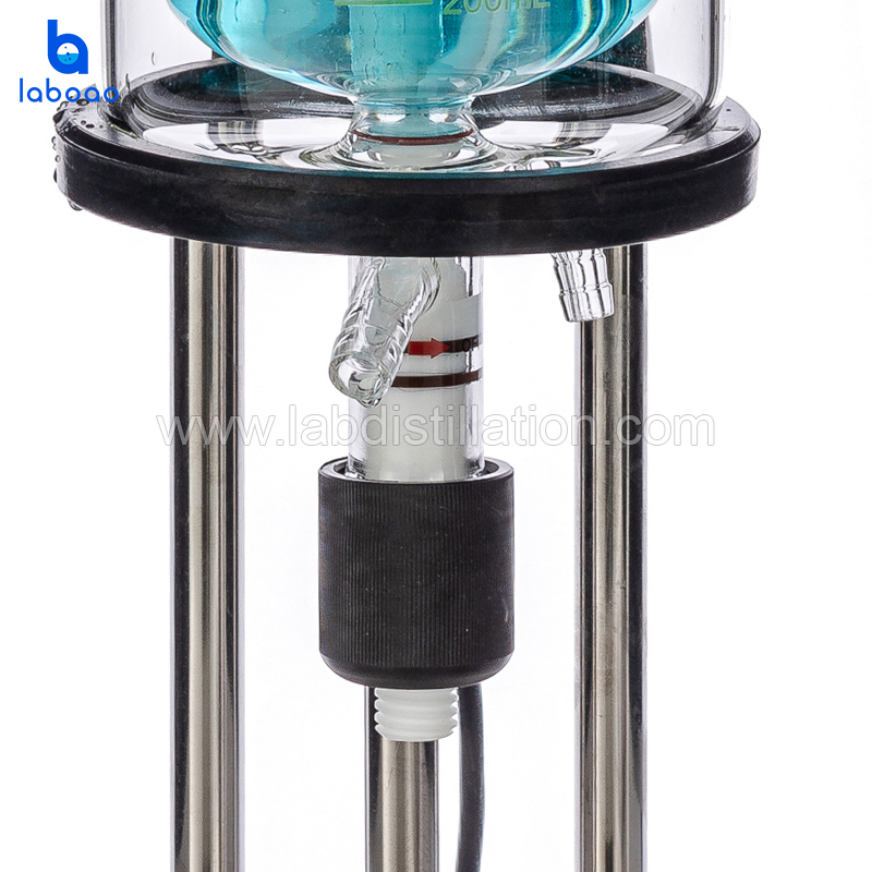 2L Jacketed Glass Reactor Vessel