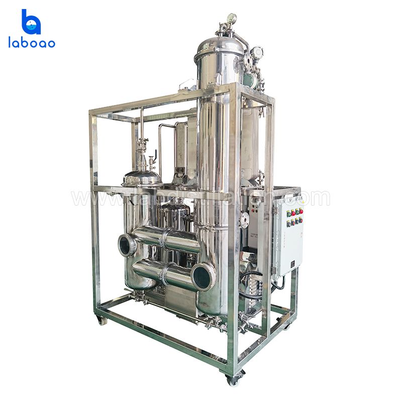 Large Capacity Single Effect Falling Film Evaporator Industrial Scale