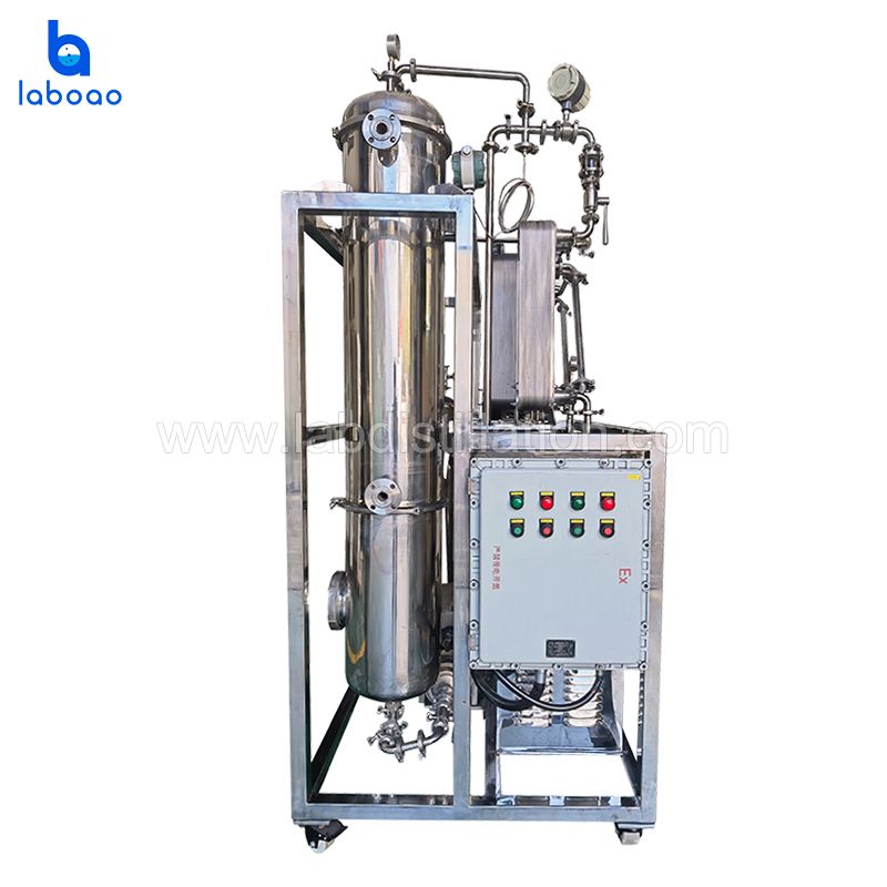 Large Capacity Single Effect Falling Film Evaporator Industrial Scale