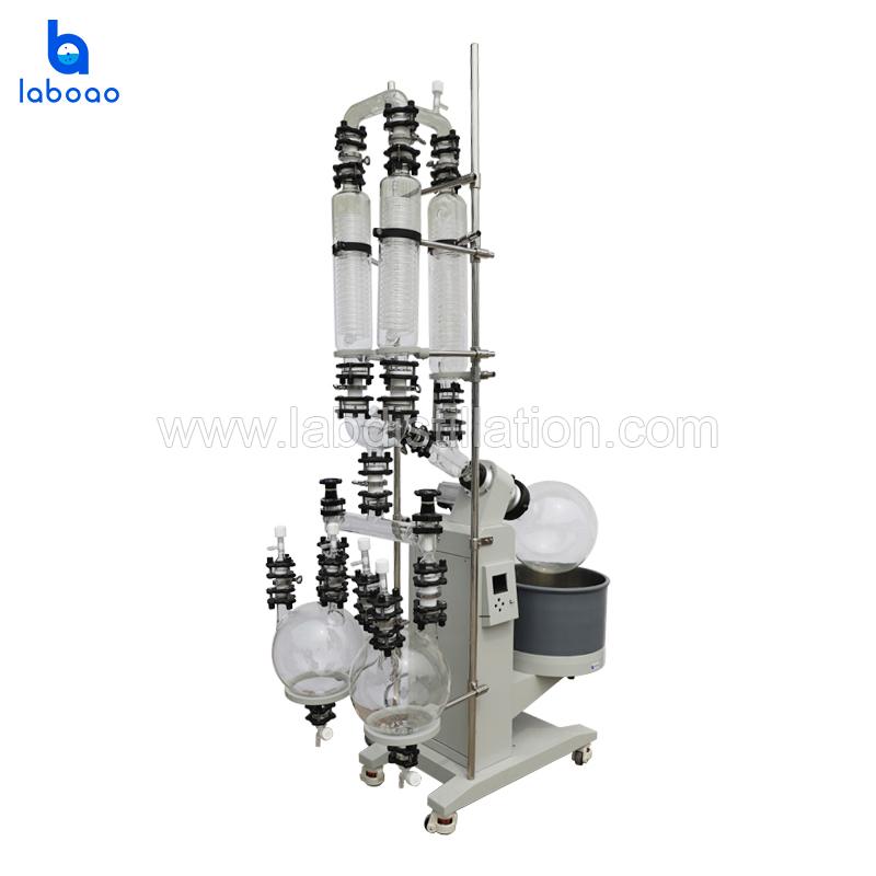 20L Rotary Evaporator With Double Condenser And Receiving Flasks