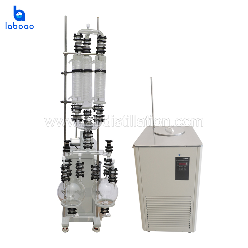 20L Rotary Evaporator With Double Condenser And Receiving Flasks