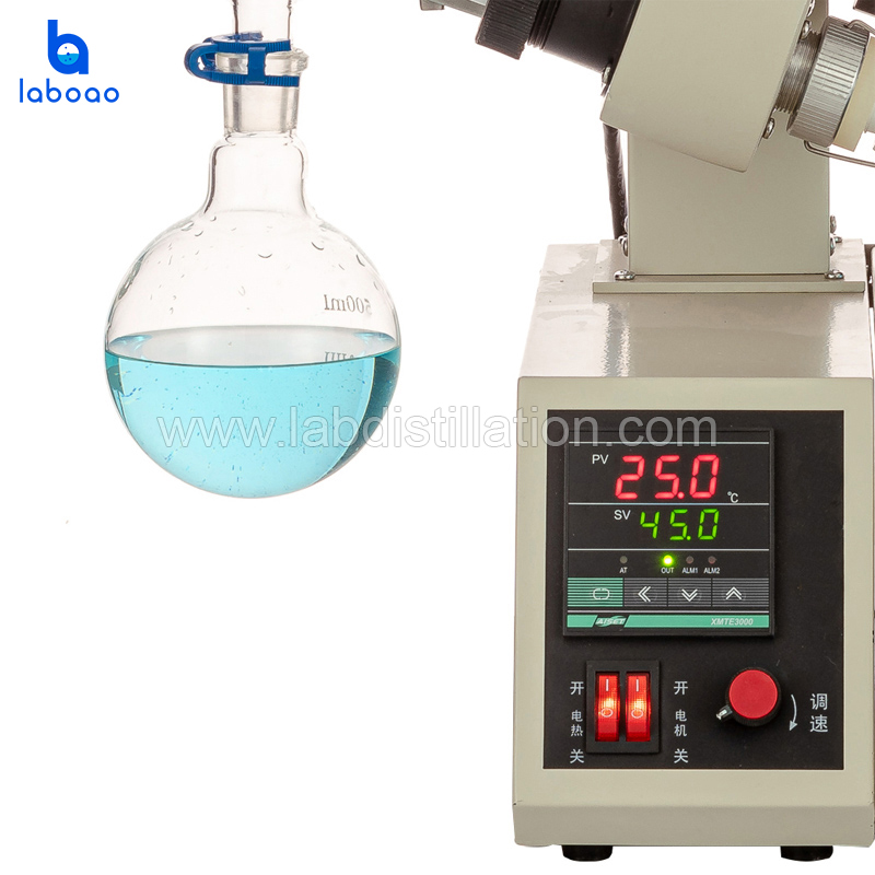 1L Rotary Evaporator With Flask Hand Lift