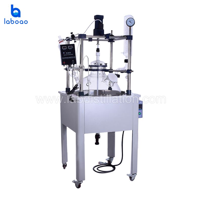 100L Single Layer Glass Reactor Vessel