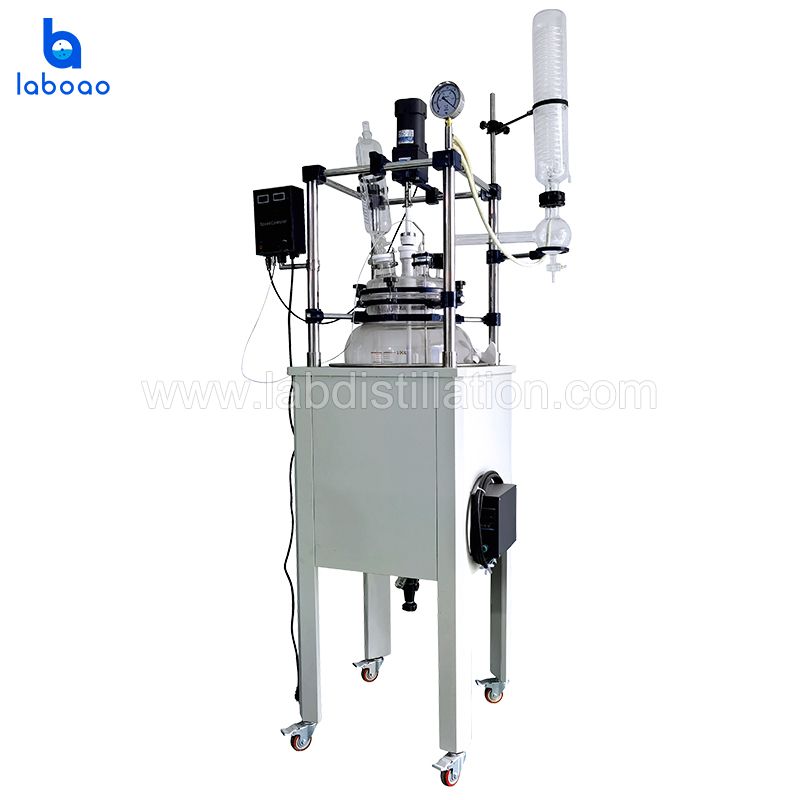 100L Single Layer Glass Reactor Vessel